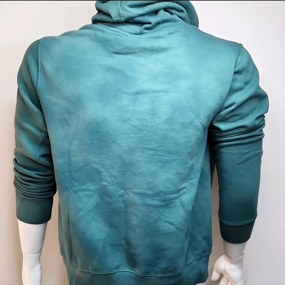 TRUE RELIGION GREEN SWEATSHIRT EITH SILVER LOGO, UNISEX